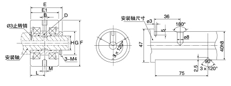 軸套式旋轉(zhuǎn)接頭結(jié)構(gòu)圖